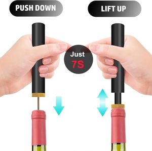 Sinowin Plastic Sustainable Assemblable Corkscrew <strong>Wine</strong> Opener Air Pressure <strong>Pump</strong> Travel Portable Pocket Design-Kitchen Gadgets - Product Image 2
