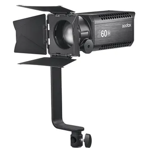 Godox S60bi 60W Focus Continu Verstelbare Led Fotografie Spotlight Met Schuurdeur Voor Professioneel Licht