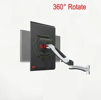 Support mural pour moniteur D-MOUNT FE160W en alliage d'aluminium 10"-27", support d'écran tactile, fixation murale inclinable, pivotant, 0-8 kg de charge