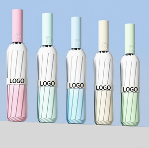 Chất lượng cao Gradient Sun <span class=keywords><strong>Umbrella</strong></span> Kem chống nắng UV bảo vệ tự động ánh sáng mặt trời 10k dual-mục đích cao su màu đen gấp ô - Product Image 1