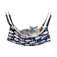 Lit suspendu pour animaux de compagnie au design le plus récent, hamac confortable pour chat, lit balançoire en peluche épaisse et douce pour animaux de compagnie