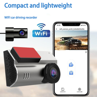 4K 3 pouces IPS double objectif étanche voiture DVR GPS Dash Cam caméra de recul Vision nocturne boîte noire enregistreur vidéo conduite sûre