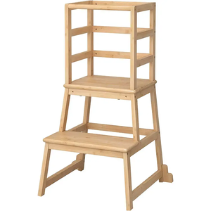 Modern Design Indoor/Outdoor Plywood & Pine <b>Wood</b> Step Stool <b>Kids</b>' Chair for Living Room Bathroom <b>Kitchen</b> Use for Babies <b>Kids</b> - Product Image 1