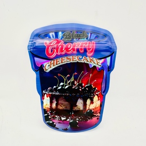 Candy Gummy 3.5g <strong>Edible</strong> Packaging Ziplock Die Cut Custom Printed Mylar Bags 3.5 Smell Proof Foil Moisture Proof - Product Image 2