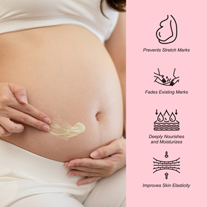 Private Label Shea <span class=keywords><strong>Butter</strong></span> Schwangerschaft Dehnung streifen Entfernungs creme Vegan Organic Herbal Moist urizing Nou rishing Formula Bauch creme - Product Image 3