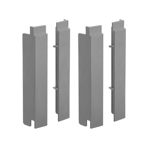 Paquete de 4 tapas de cierre para rieles de cortinas - Product Image 1