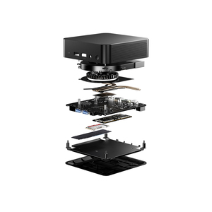 全新 Win11 Home 双 M.2 Ngff SSD 64GB 2TB 迷你台式电脑集成 RJ45 双欧/美插头适用于商务迷你电脑 - Product Image 5