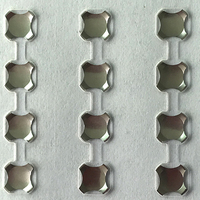 Dômes métalliques triangulaires personnalisés Dômes à pression conçus sur mesure Durable en usine Plusieurs tailles