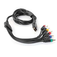 Cable AV Premium de 6 pies, componente HDTV de alta resolución, RCA, Audio y vídeo, para PS2, PS3