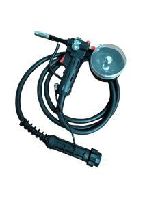 <span class=keywords><strong>Pistola</strong></span> e Torcia per Saldatura ESN NBC200A Nera con Disco in Rame Placcato 200A per Anidride Carbonica 54V con Interruttore Elettrico Esterno - Product Image 3