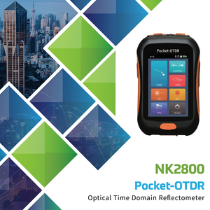 เครื่องทดสอบไฟเบอร์ออปติกแบบพกพา Nk2800 Pocket Mini OTDR, ทดสอบไฟเบอร์แบบแอคทีฟ, 1550nm 20db 80km, เครื่องทดสอบ Otdr+opm+vfl+ols สำหรับ Ftth Fttx Sc ราคาประหยัด - Product Image 5