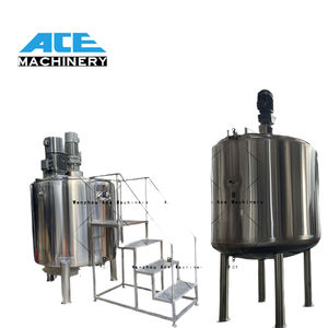 Cuve de mélange liquide en acier inoxydable Ace avec agitateur, chauffage, enveloppe chauffante, moteur WEG, haute vitesse, multifonctionnelle, engrenages, produits chimiques - Product Image 4