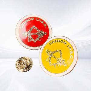 Badge en émail de haute qualité, livraison rapide, style moderne, alliage de zinc, médailles avec logo d'entreprise, badge en métal avec logo - Product Image 2