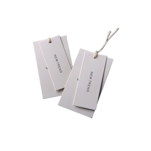 Custom Printed Swing Tags for Clothing and Shoes Personalized Garment Hangtags Design