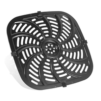 Friteuse à air numérique visible 5/6L avec panier antiadhésif, fonctions de cuisson multiples, pour friture sans huile, rôtissage, déshydratation, réchauffage