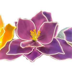 โรงงานตกแต่งกลางคืนในอุดมคติ <span class=keywords><strong>ดอก</strong></span>ไม้ประดิษฐ์ขนาดใหญ่รูป<span class=keywords><strong>ดอก</strong></span><span class=keywords><strong>โบตั๋น</strong></span>และดอกไอริสสไตล์จีน ทำด้วยมือ ทนน้ำ พร้อมไฟประดับ สำหรับตกแต่งภายนอก - Product Image 4