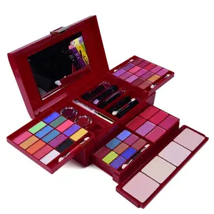 Hot Style Professional Face Eye Makeup Kits Women Three Layers Eyeshadow Lipstick Powder Blush Cosmetics Box Set