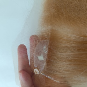 Topper T-Shape HD Lace de Cabelo Humano Virgem 100% com Linha Capilar Natural, Antiderrapante de Silicone, 16'' de Comprimento, Personalizável - Product Image 4