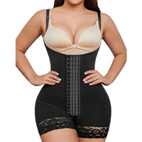 Combinaison gainante légère en nylon à bretelles, style européen et américain, grande taille, avec soutien du cartilage et bouton de réglage de la taille.