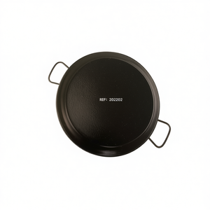 Sartenes para Paella de Hierro Fundido Esmaltado de 20 cm, Duraderas y Elegantes, con Mango de Acero Inoxidable y Revestimiento de Esmalte para Uso en la Cocina - Product Image 2