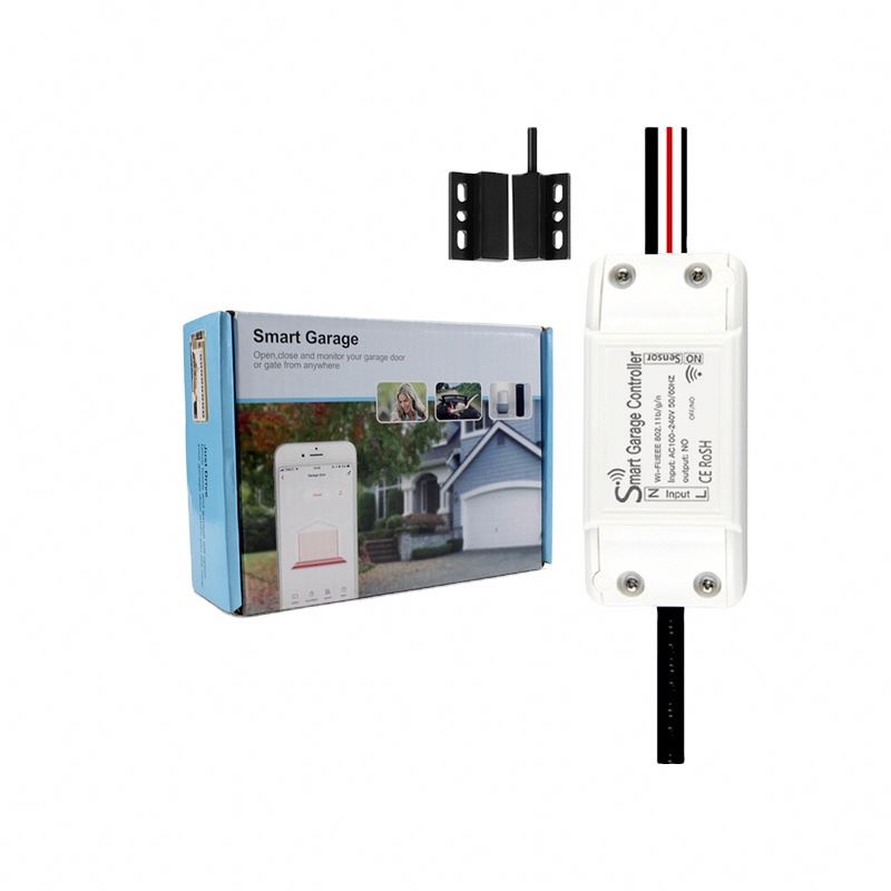 Аксессуары для дверей и окон приложения Tuya Smart Life, аппаратное обеспечение, Wi-Fi контроллер для умных гаражных дверей, пульт дистанционного управления, совместимые открыватели дверей