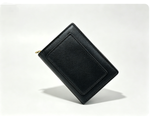 Genuine Leather Zipper <b>Wallet</b> 3 Inch RFID Blocking Minimalist Bifold Unisex Multi Color <b>Card</b> <b>Holder</b> - Product Image 3