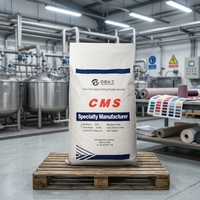 Pabrik Sumber Zhongde Grosir Sodium Carboxymethyl Starch CMS Bubuk Berkualitas Tinggi, Stabilitas Tinggi, Grade Industri, Polimer untuk Pengeboran Minyak