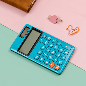 Calculadora Solar Electrónica de Bolsillo LCD con Función de Calendario, Diseño Chino Colorido, de Plástico, para Uso Escolar, con Batería - Product Image 6