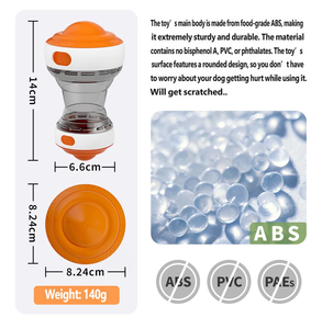 Juguete Interactivo <span class=keywords><strong>para</strong></span> Mascotas, <span class=keywords><strong>Perros</strong></span> y Gatos, con Diseño Moderno y Ecológico, Dispensador de Comida, Rompecabezas <span class=keywords><strong>para</strong></span> Limpieza Dental, Extraíble y Lavable - Product Image 3