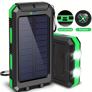 Panneau <span class=keywords><strong>solaire</strong></span> Portable sans fil 20000mah étanche 10W <span class=keywords><strong>chargeur</strong></span> rapide de voyage banque d'énergie <span class=keywords><strong>solaire</strong></span> led - Product Image 2