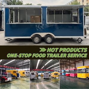 Chariot de nourriture mobile approuvé CE 2025 pour en-cas, chariot de nourriture pour hamburgers, pizzas, camion de nourriture pour glaces avec équipement - Product Image 4