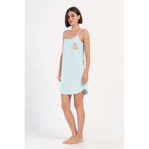 Tunique ovale pour femme avec jupe à bretelles, vêtements de nuit - Product Image 2