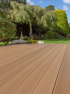 Nuevo Material de Suelo Compuesto de Madera y Plástico Resistente al Agua para Exteriores, Tarima de WPC - Product Image 5