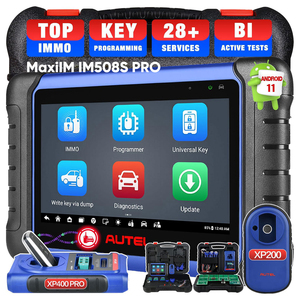 Autel MaxiIM IM508S PRO Programmation de Clés IM508 Outil de Diagnostic Automobile Programmeur IKey <span class=keywords><strong>IMMO</strong></span> Autel KM100 Scanners OBD2 pour Voiture - Product Image 1