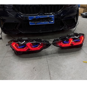 Sistema de Iluminación Automotriz para <span class=keywords><strong>BMW</strong></span> Serie 4 M3 M4 G22 G26 G80 420 425 <span class=keywords><strong>430</strong></span>, Conjunto de Faros Láser, Luces RGB - Product Image 1