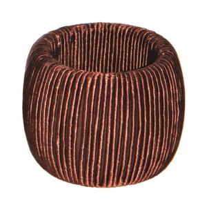 Porte-serviette en rayonne marron fait à la main élégant décor de rond de serviette de table pour toutes les occasions disponibles dans plus de couleurs - Product Image 1