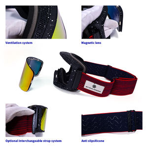 <span class=keywords><strong>HUBO</strong></span> custom מחומם שלג משקפי אופנה גלילי מגנטי אנטי ערפל סקי משקפי - Product Image 5