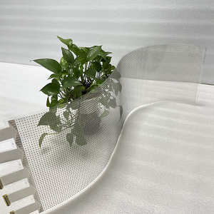 Extérieur <span class=keywords><strong>e</strong></span> intérieur fascia filme flexible extérieur adhésif transparent led film sur verre pour vitrine - Product Image 5