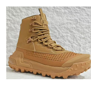 Bottes noires DF45 confortables et légères, 4 saisons, hauteur moyenne - Product Image 1