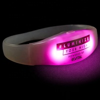 Bracelet à minuterie LED contrôlé par logiciel pour centre de jeux payant en parc d'attractions pour enfants