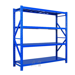 Étagères en acier double face robustes à 6 couches RUT Support vertical roulé pour une utilisation en <span class=keywords><strong>magasin</strong></span> Étagère en bois double face à double baie - Product Image 6