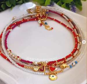 Colar de contas de cobre artesanal, popular, feito à mão, atacado, hip-hop, estilo, colar para mulheres, homens, ouro 18k, alta qualidade - Product Image 2