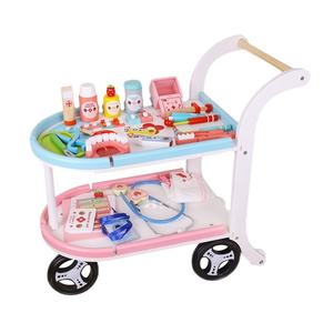 Ensemble <span class=keywords><strong>de</strong></span> jeu <span class=keywords><strong>de</strong></span> <span class=keywords><strong>docteur</strong></span> en bois pour enfants <span class=keywords><strong>jouet</strong></span> <span class=keywords><strong>de</strong></span> <span class=keywords><strong>chariot</strong></span> médical avec outils <span class=keywords><strong>de</strong></span> jeu <span class=keywords><strong>de</strong></span> rôle pour les tout-petits cadeau éducatif pour les enfants d'âge préscolaire - Product Image 6