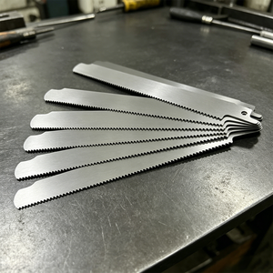 Lame de scie sabre bi-métal M42 10TPI en acier blanc soudée au laser pour le bois avec clous, réparation de palettes, démolition, 8 pouces, lame de scie sabre industrielle - Product Image 3
