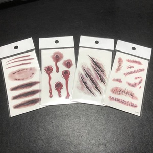 <span class=keywords><strong>Tatouage</strong></span> temporaire Runzio imperméable effet cicatrice, araignée, <span class=keywords><strong>sorcière</strong></span>, Halloween, certifié CE, tenue 3-7 jours, facile à appliquer et à enlever - Product Image 1