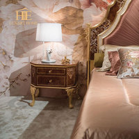 Klassisches Kingsize-Schlafzimmer-Set im Europäischen Stil Bestseller Königliches Luxus-Schlafzimmermöbel Hochzeitsbett