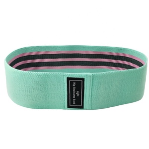 Hip Band Stoff-Widerstandsbänder (Nylon & Spandex) Langlebiges Elastisches 3er-Set für Booty <span class=keywords><strong>Loop</strong></span> Circle - Product Image 5