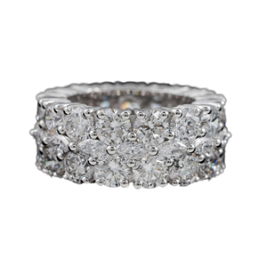 Bague de mariage pour homme en diamant de laboratoire de luxe, style hip-hop, en argent 925, taille 7 - Product Image 1