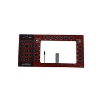 Clavier à membrane à boutons tactiles multi-contrôle en promotion avec détection rétro-réfléchissante intégrée et touches claires Tapy