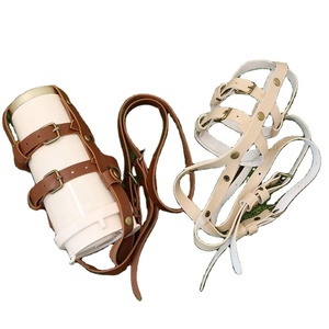 Portabotellas Ajustable de Cuero PU, Bolsa Bandolera para Tazas de Café, Funda para Viajes, Oficina y Aire Libre - Product Image 3